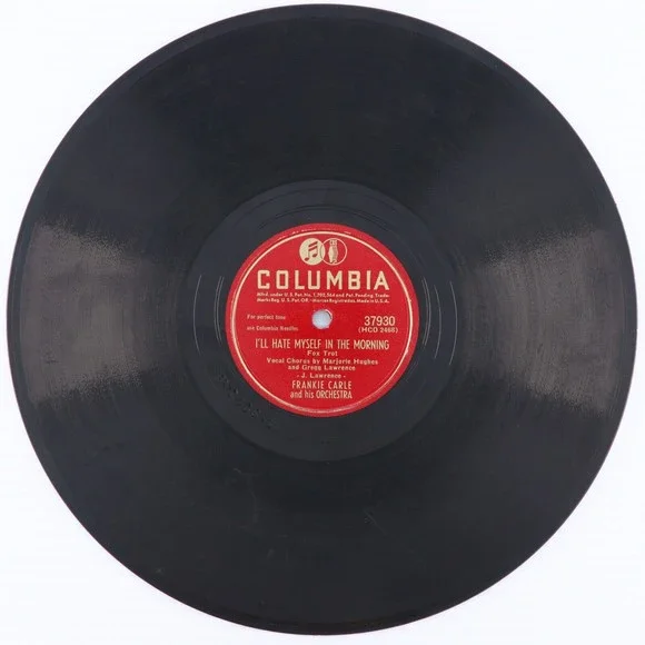 Frankie Carle  I'll Hate Myself In The Morning/Peggy O'Neil 78 rpm Record 37930 - Picture 2 of 16